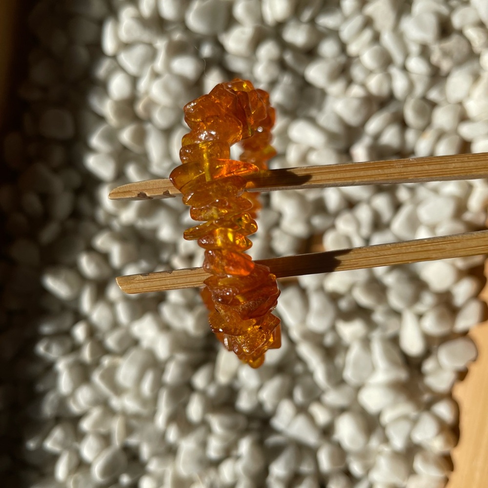 Amber Beaded Bracelet